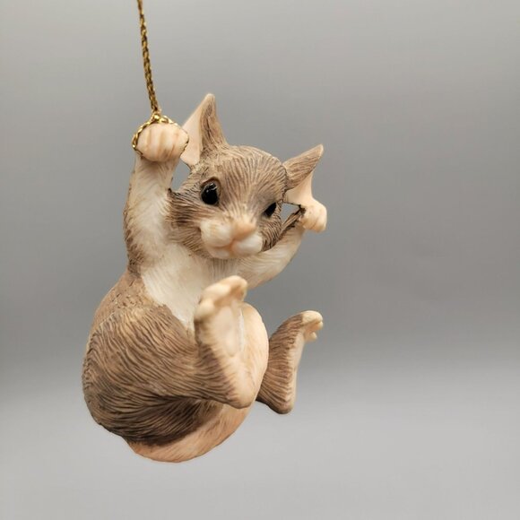 Charming Tails Hang In There Christmas Ornaments 3 Mice Pale Version Early - Picture 4 of 12